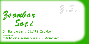 zsombor soti business card