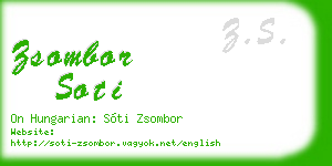 zsombor soti business card